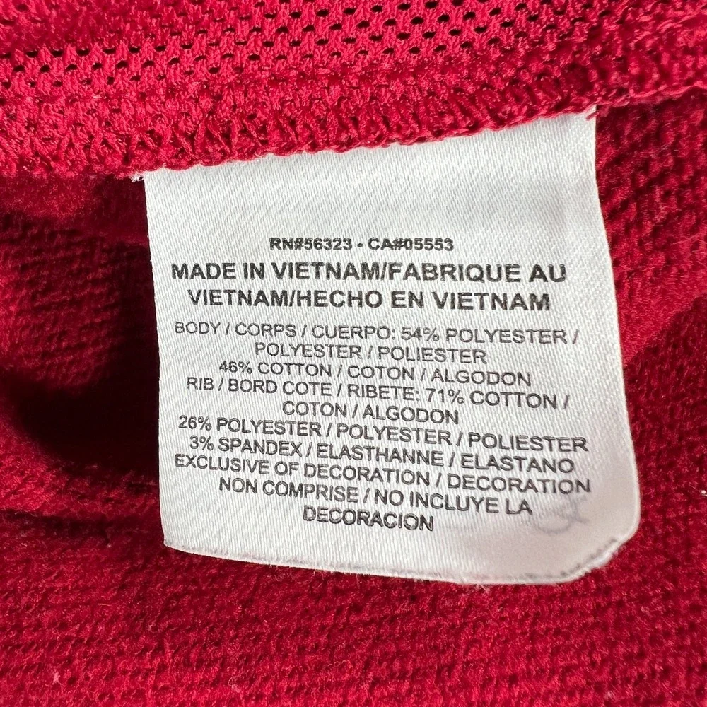 Nike Hoodie Sweatshirt Womens Small Red Long Sleeve Dri-Fit‎ Active Casual